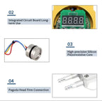 No Display/ LCD Display Air Gas Wind Pressure Differential Sensor 4-20mA 0-10V 0-5V RS485 Differential Pressure Meter Transmitte