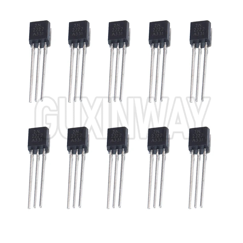 50/100PCS Transistor Kit 2N2222 TO92 NPN 30V 800mA Transistors Electronic Kit