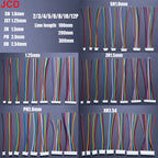 10pc 1.0 1.25 1.5 2.0 2.54 Sh/Jst/Zh/Ph/Xh 1.0mm 1.25mm 1.5mm 2.0mm 2.54mm Female Plug Connector With Wire 2/4/5/6/8/10/12P Pin