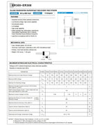 20PCS ER202 ER204 ER206 ER302 ER304 ER306 ER502 ER504 ER506 2A 3A 5A 200V 400V 600V Super Fast Recovery Rectifier Diode