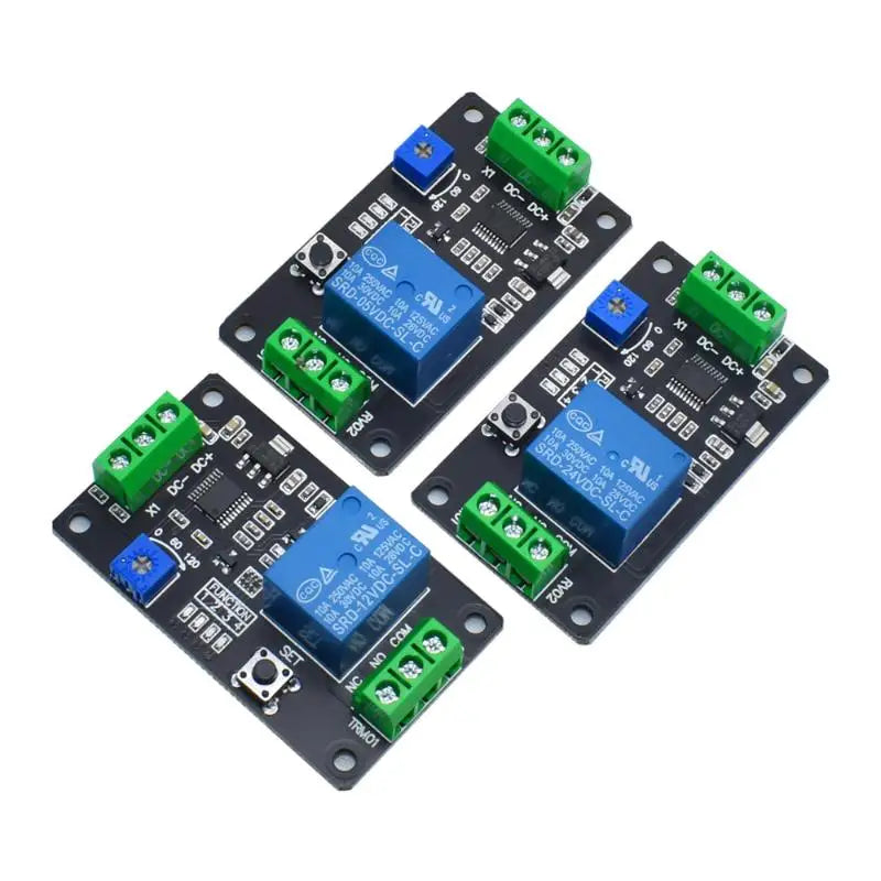 Self Locking Delay Timer Relay Adjustable Time Switch Module Accurate On Off Control for Industrial Automation Home Appliance
