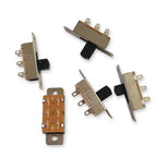 10pcs SS-23F19 (2P3T) Handle Height 5/6/7/9/10MM 3Gear 6Pin Car Refrigerator Large Current Toggle Slide DIP Switch 3/6A 250/125V