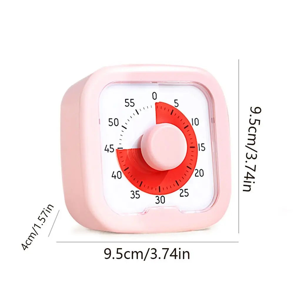 Silent Visual Timer with Stand Stopwatch Alarm Clock Countdown Timer Visualization Self-discipline Kitchen Cooking Timer Kitchen