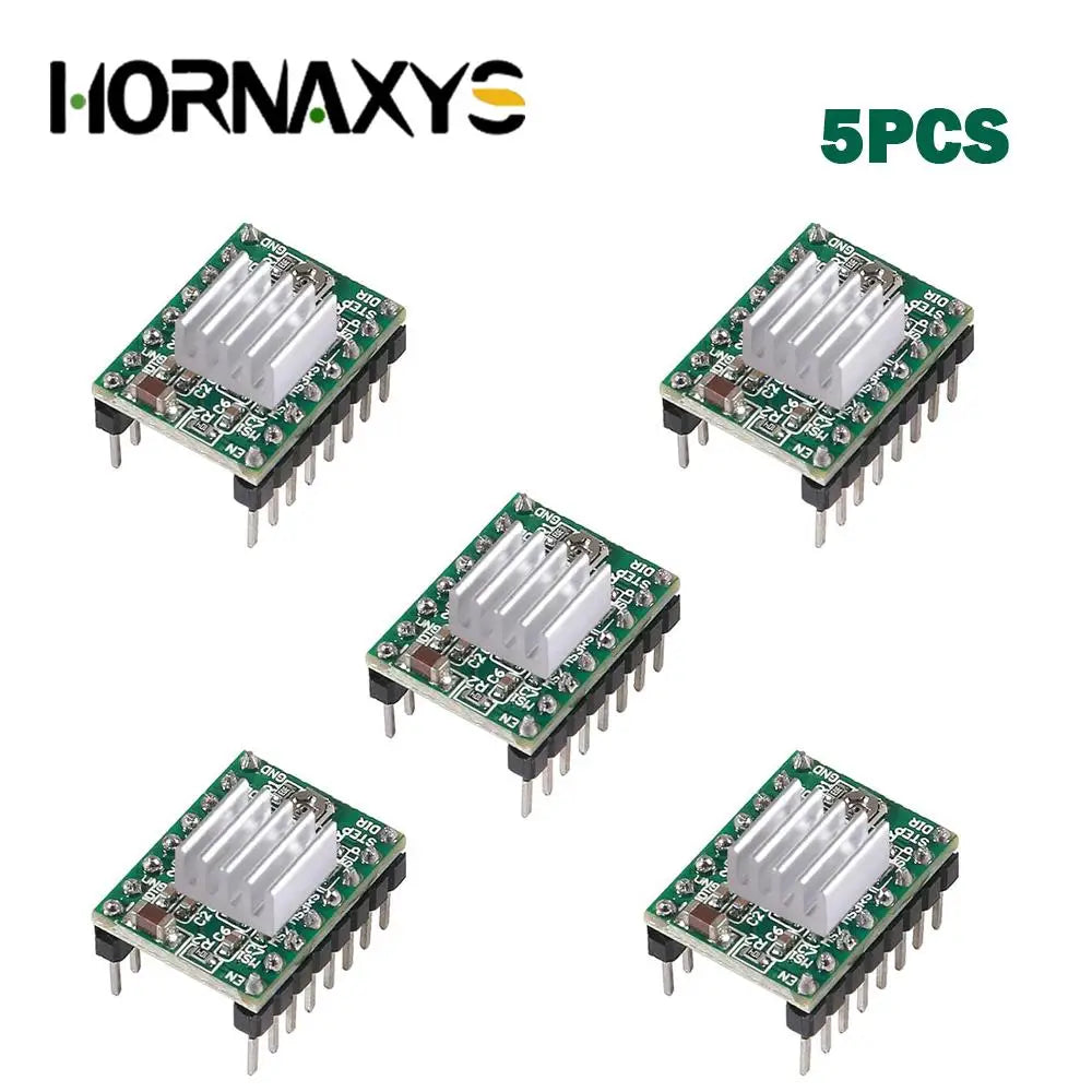 5/10PCS 3D Printer Parts StepStick A4988 DRV8825 Stepper Motor Driver With Heat sink Carrier Reprap RAMPS 1.4