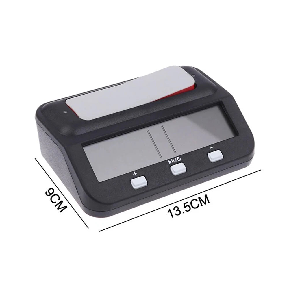 HQT101 Digital Chess Timer Count Down Up Chess Clock Professional Memory Function Chess Timer for Game Competitions