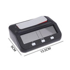 HQT101 Digital Chess Timer Count Down Up Chess Clock Professional Memory Function Chess Timer for Game Competitions