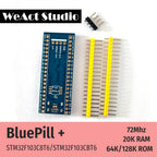 WeAct STM32F103C8T6 STM32F103CBT6 STM32F103 STM32F1 Bluepill Plus ARM STM32 Minimum System Development Board Module