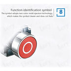 1Pcs XB2-BG21 XB2-BA31 XB2-BS54 22mm Knob Key Start Inching Power on Button Switch Self Reset Small Mushroom Head Emergency Stop