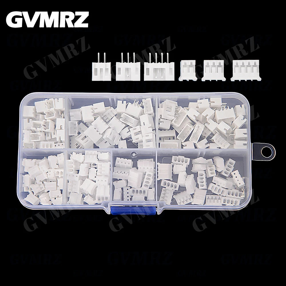 180PCS PH2.0 JST Male Female Plug Socket PH 2.0mm Connector kit Straight Pin 2P 3P 4P Pitch 2.0mm