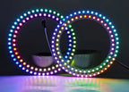 DC5V 12V WS2812B SK6812 Luces Led Ring Smart 5050 RGB BuiIt-in IC 3Pin Individually Addressable Pixel Round Modules Light