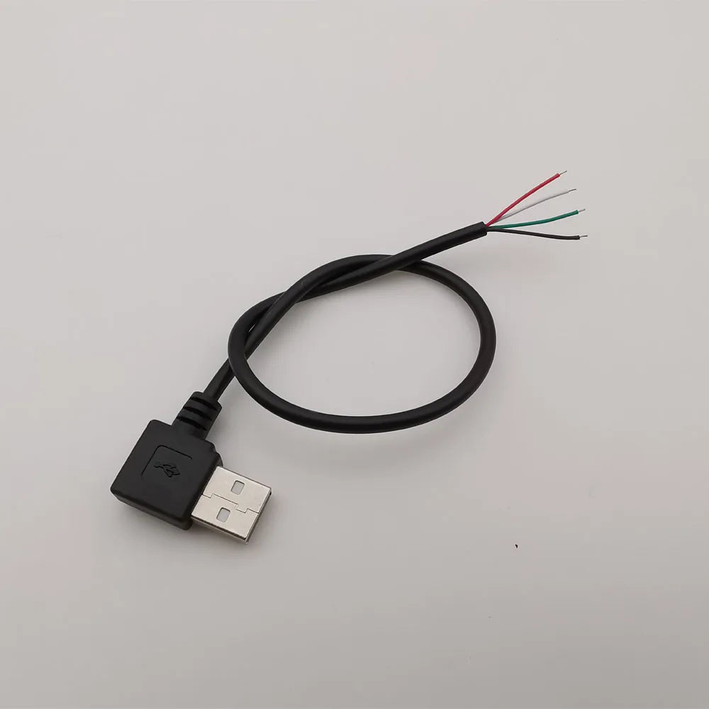 2 Pin 4 Pin Wire 5V USB 2.0 A Male Female Power Plug Pigtail Cable Jack Charging Cord Extension Connector 0.3m 1m 2m