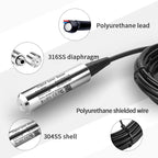 0-500M Range Hydrostatic Liquid Level Transmitter 4-20mA 0-10V 0-3.3V Output Water Pressure Level Sensor Probe 0-5M 10M 15M 50M