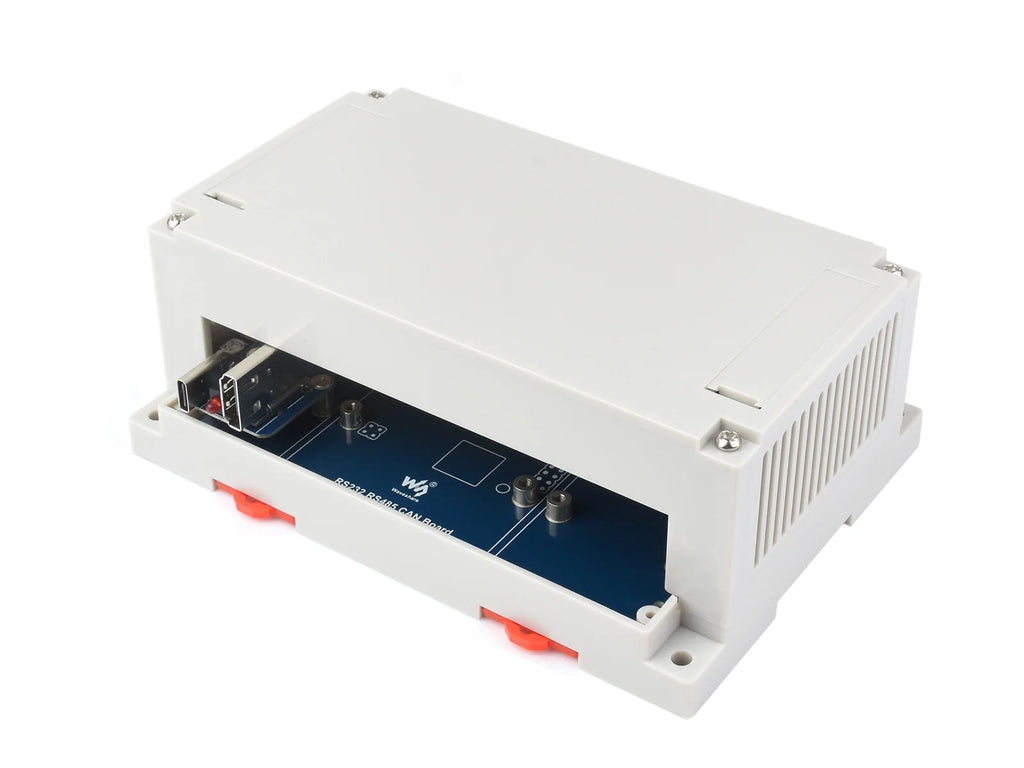 Waveshare Isolated RS232/RS485/CAN/CAN FD Expansion Board For Raspberry Pi, Expands 2x RS485, 1x RS232, 1x CAN FD, and 1x CAN