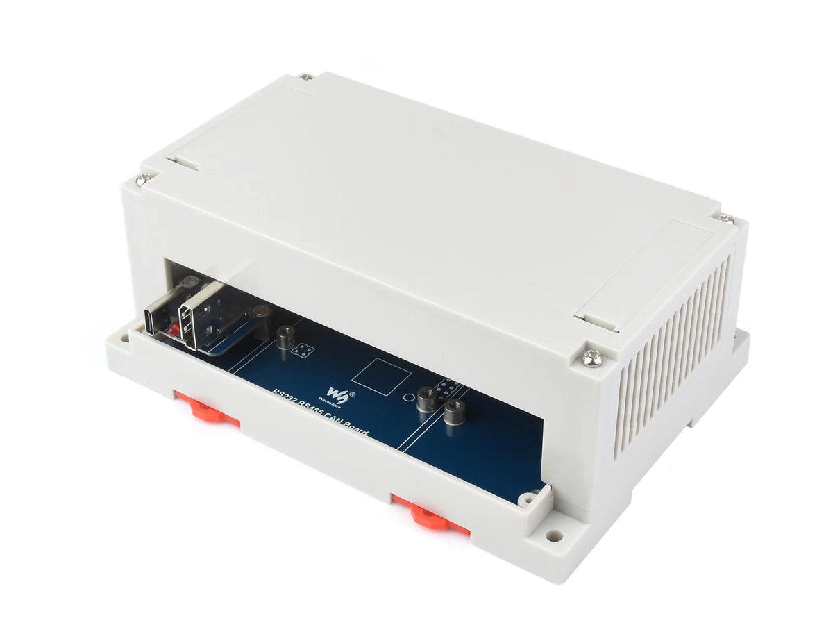 Waveshare Isolated RS232/RS485/CAN/CAN FD Expansion Board For Raspberry Pi, Expands 2x RS485, 1x RS232, 1x CAN FD, and 1x CAN