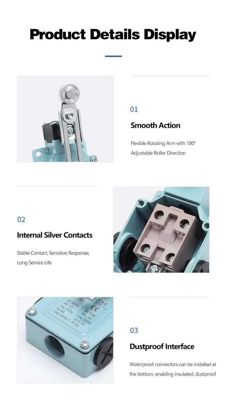LSA Waterproof Travel Limit Switch LSA-001 LSA-003 LSA-012 LSA-021 LSA-031 LSA-061 LSA-071 LSA-081 Position Controller