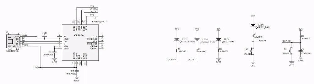 ESP8266 FOR ESP-32 FOR ESP32-Development Board Test Programmer Socket Downloader for ESP-01 ESP-12F ESP-07S ESP-12S