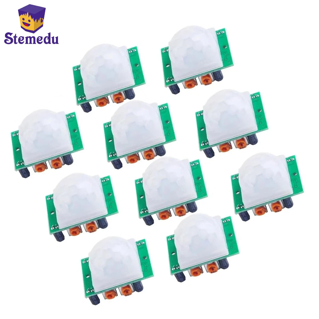1/2/5/10pcs HC-SR501 Adjust IR Pyroelectric Infrared PIR Motion Sensor Detector Module Motion Sensor Detector Module HC SR501