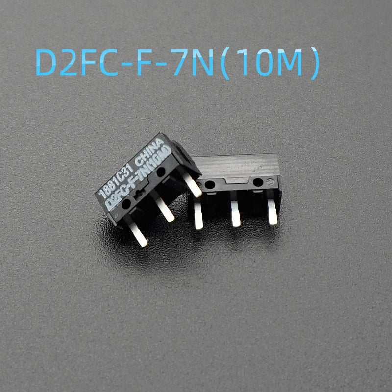 2pcs Original Mouse Micro Switch D2FC-F-7N 10M 20M OF For OMRON 60MN D2FC-F-K 50m D2FC-FL-NH D2F-F D2F-01FL D2F-01F-T D2F-F-3-7