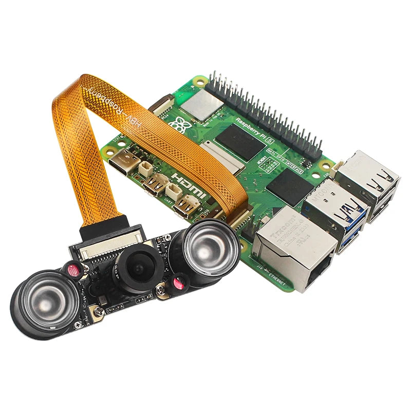 Raspberry Pi 5 Camera 5MP 1080P Optional Night Vision Wide Angle IR-CUT FF AF Cameras for RPI 5 Pi5 Zero