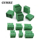 5PCS 15EDG KF15EDGRH 2x2 ~ 12PIN 3.81mm Double Layer Double row pluggable terminal block PCB welding plate Plug Pin Socket