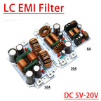8A 20A 50A Car Audio Power Filter DC LC EMI High-Frequency Electromagnetic Interference Filter EMC Purification Noise Filtering