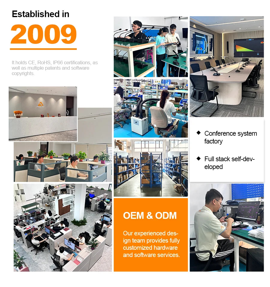 Full Digital DC24V Electret Embedded Microphone Omni-Directional Condenser Network Cable 90Hz-17KHz Video Conference 2W