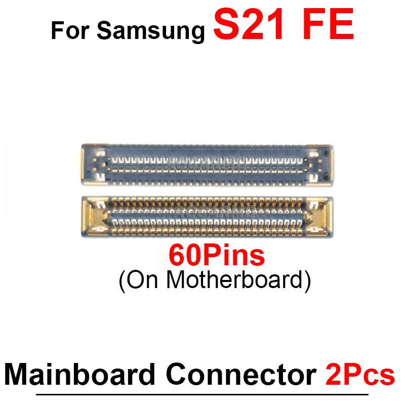 For Samsung Galaxy S21 FE 5G Wi-Fi Signal Antenna LCD Screen Motherboard FPC Connector 12 40 60 Pins Replacement Part