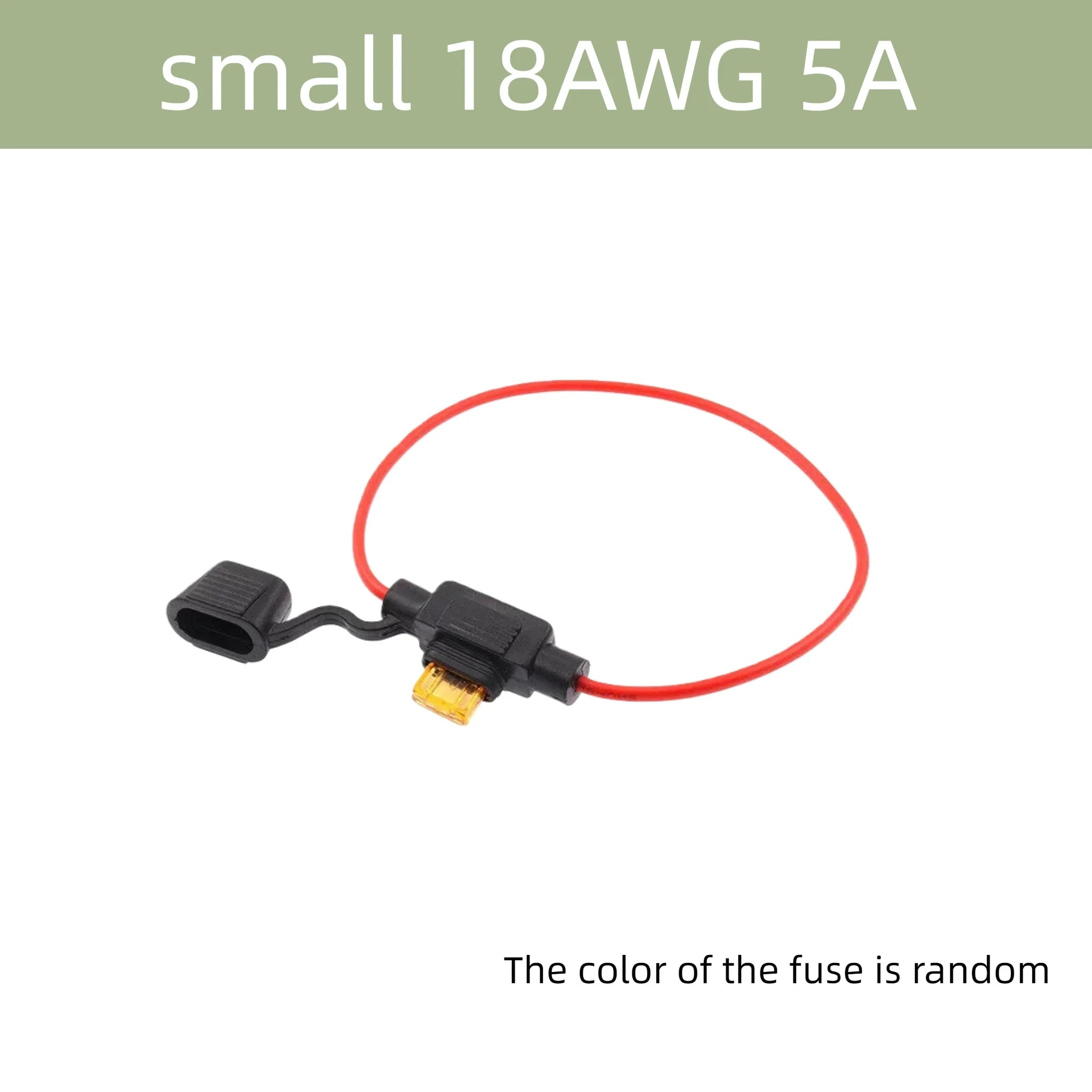 5/10PCS Waterproof Fuse Holder 32V Mini Small Medium Auto 18/1614/12/10AWG and Car Blade Fuse 5A 10A 15A 20A 30A