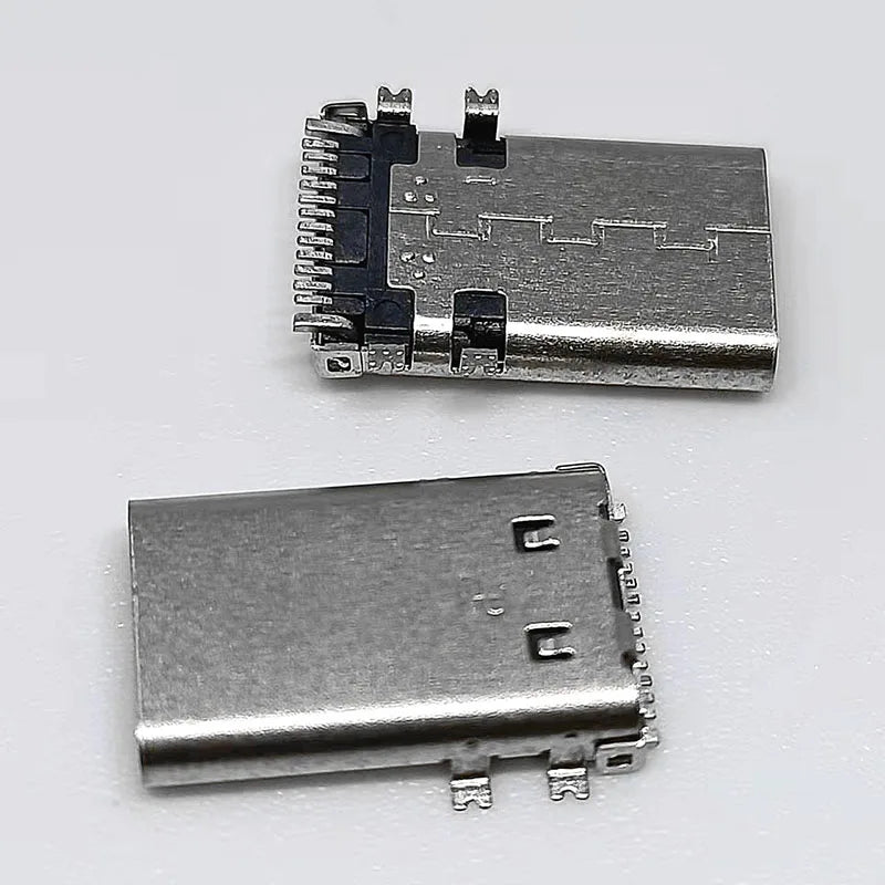 1PC TYPE C Male 12PIN Board 4 Leg 90 Degree SMT 13.1mm USB3.1 12P Type C Charging Port Plug Socket Connector 5A Current SMT Plug