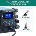 YIHUA 959D-II 700W Easy Plug-pull Nozzles Hot Air Gun Rework Soldering Station Phone Repair Welding Tools