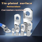 5Pcs-10Pcs Sc Type Cable End Terminal Sc1.5 Sc4 Sc6 Sc10 Sc16 Sc25S Sc50 Sc70 C95 Sc120 Sc150, Bare Copper Battery Block Terminals