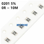 5000PCS 1206 0R ~ 10MR  SMD Resistor Accuracy 5% 0 1 10 100 150 330 ohm 1K 2.2K 10K 22K 30K 100K  1M 10M 1R 10R 100R 150R 220R