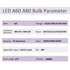 10Pack B22 LED bulb Lamp 220V 110V No flicker 8W 9W 12W 18W 24W Hight birght Warm lighting for home derection