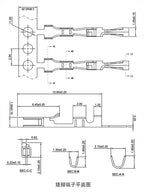 10PCS MX2.54 TJC8 Dupont Connector 2/3/4/5/12Pin with Belt Buckle Single Row 2.54mm Right Angle Pin Header Housing Terminals