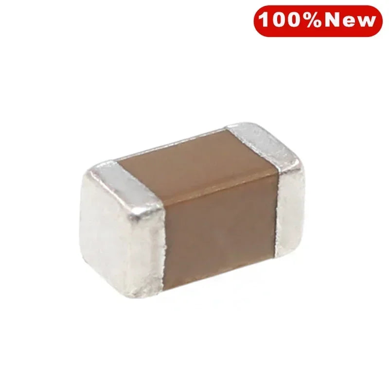 50PCS/Lot 5% 1206 0.1uF 100nF 104J 50V SMD ceramic capacitors C0G NPO  3216 3.2*1.6mm GRM3195C1H104JA05L Genuine stock