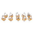 10Pcs 6.5mm Stereo Plug Jack Audio Female Connector Solder Welding Type Panel Socket Mono TS Panel Chassis Mount