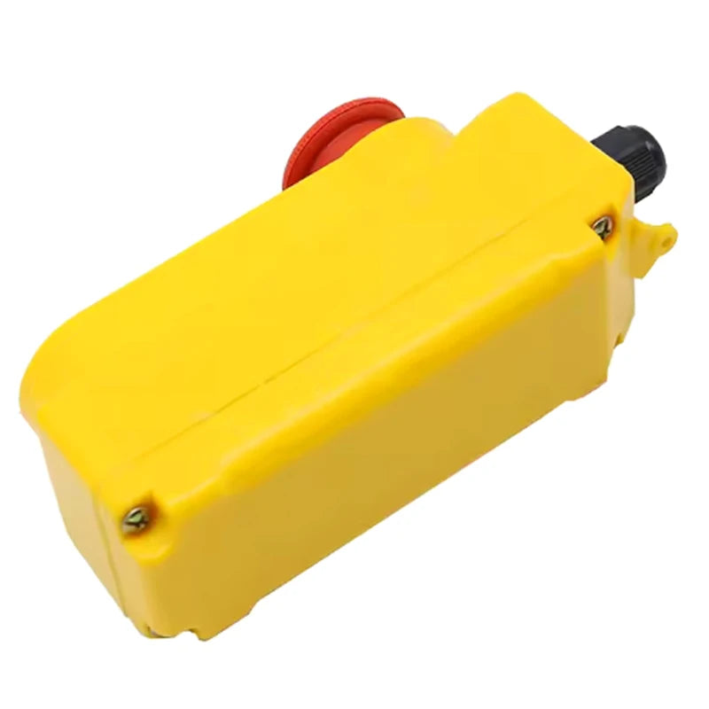 Waterproof COP-21H Lifting Button Control Box with Safety Emergency Stop Push Button Switch for 2.2KW 250V Electric Hoist Crane