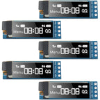 0.91 Inch OLED Display Module White/Blue OLED 128X32 LCD LED Display SSD1306 12832 0.91 IIC I2C Communicate for Arduino