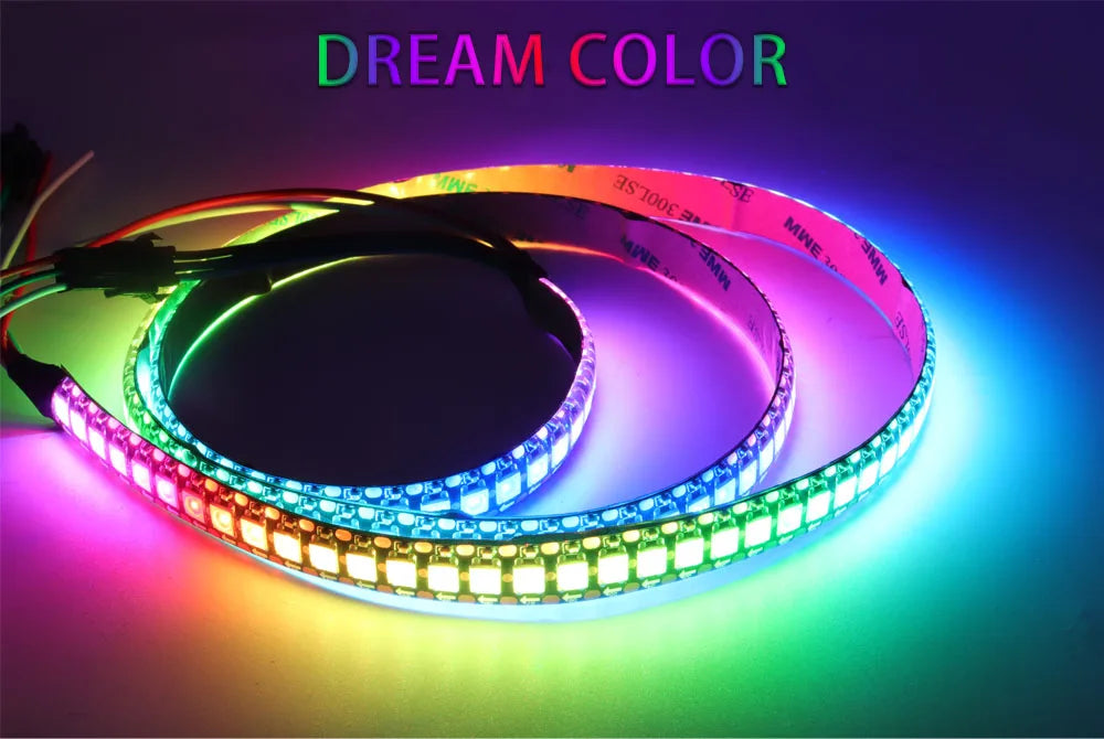 DC5V WS2812B WS2813 Individually Addressable RGBIC Led Strip DC12V WS2811 WS2815 5050 30/60/144Pixels/Leds/m Smart LED Light