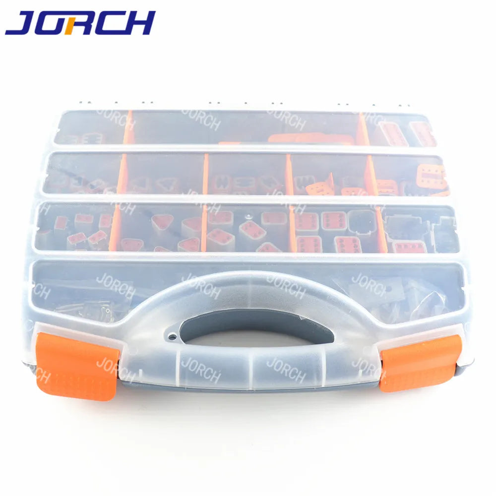 2-12 Pin DT Deutsch Series Waterproof Auto Connector Kits Solid Contacts With Crimping & Removal Tools DT06-2S DT04-2P DT06-3S