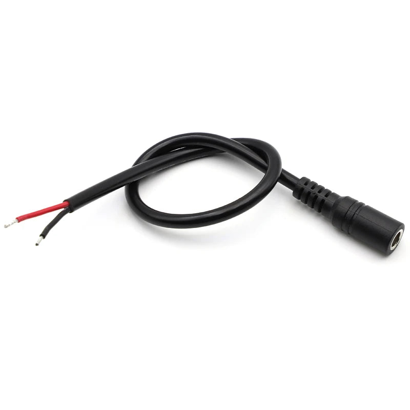 1/2/5Pcs 18AWG 5.5x2.1mm DC Male or Female Power Plug Cable Jack Adapter Connector 12V 10A Power Supply Cords DIY For CCTV LED