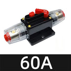 20A to 300A 12V-48V Circuit Breaker Power Protect Fuse Trolling with Manual Reset Waterproof Car Boat Manual 30A 80A 100A 300A