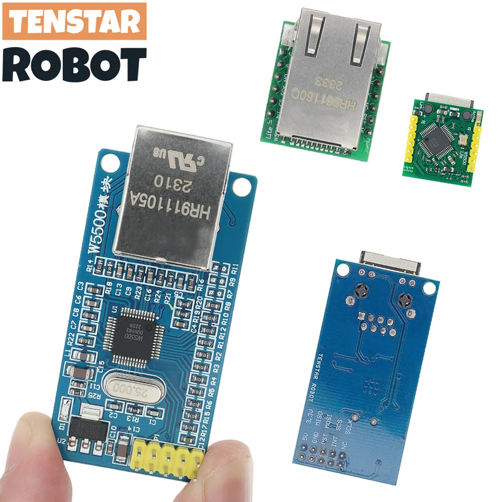 USR-ES1 W5500 Ethernet Network Module Aardware SPI to LAN TCP IP 51 STM32 Microcontroller Program Over W5100