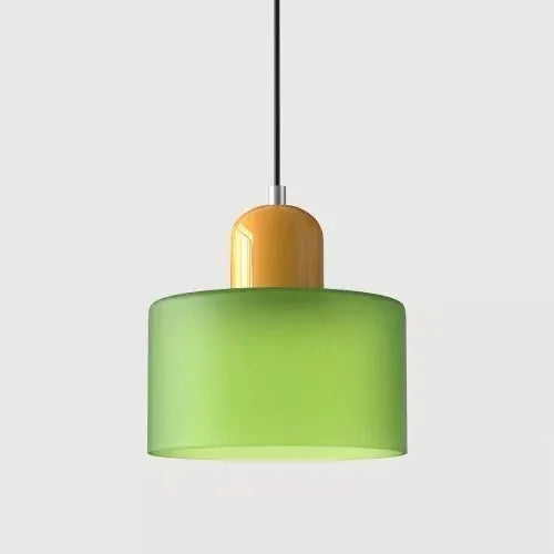 Vintage Stained Glass Chandelier Small Bedside Dining Room Light E27 Pink Orange Green White Home Decorative Lighting Fixture