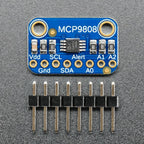MCP9808 High Accuracy I2C Digital Temperature Sensor Breakout Board, ±0.25°C, -40~125°C, 2.7-5.5V, 8 Addressable I2C