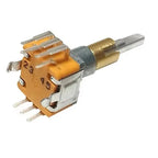 ABRU-2X EC11 Encoder Dual-Shaft Axis EC110701N2B With Push Button Switch 30 Position 15 Pulse 8Pins 25MM Half Shaft