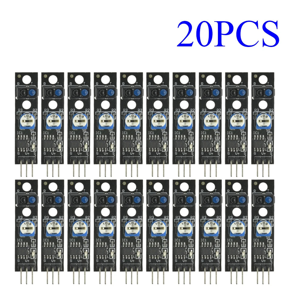 1-20PCS TCRT5000 3PIN Tracking Module IR Infrared Line Reflection Track Follower Sensor TCRT5000 Obstacle Avoidanc For Arduino
