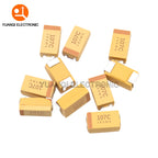 10pcs A B C D Type Tantalum Capacitor 100UF 0.22UF 1UF 4.7UF 10UF 22UF 33UF 47UF 220UF 330UF 470UF 6.3V 10V 16V 25V 35V 50V