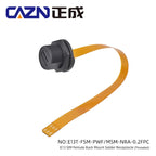 Waterproof Connector SIM Card Threaded Back Mounted Female Solder Socket With 20cm FPC Cable
