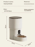 Automatic Dog Cat Feeder Smart Timer Quantitative App Remote Control Visible Food Dispenser For Puppy Kitten Pet Supplies